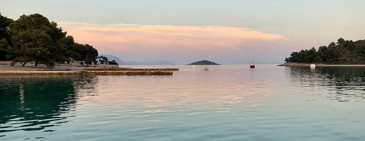 The strait between the islands of Badija and Planjak