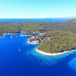 Yacht anchorage in Tri Luke Bay