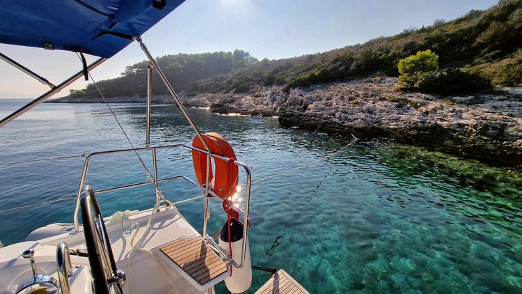 Yacht anchorage in Toplis Bay