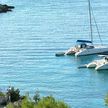 Yacht anchorage in Medvidina Bay