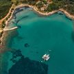 Yacht anchorage in Mlaska Bay