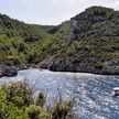 Yacht anchorage in Mala Stiniva Bay