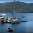 Yacht mooring in Bequia Marina