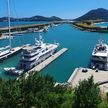 Yacht mooring in Sandy Lane Yacht Club marina