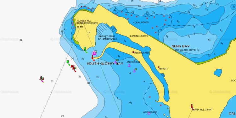 To open Navionics chart of Sandy Lane Yacht Club