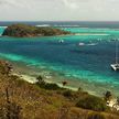 Yachts moorings buoys and anchorages among Tobago's reefs