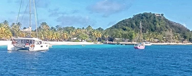 Yacht anchorage at Palm Island