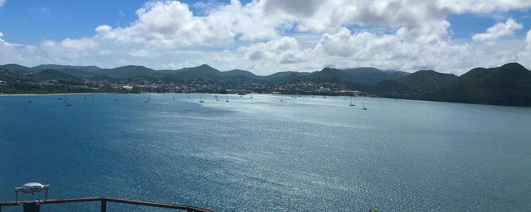 Yacht anchorages in Rodney Bay