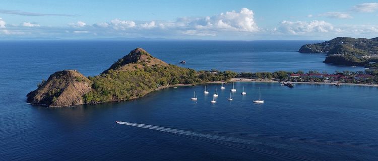 Yacht anchorages in Rodney Bay