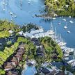 Yacht moorings in Marigot Marina