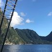 Yacht moorings in Pitons Bay