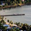 Yachts anchorage in Laborie Bay