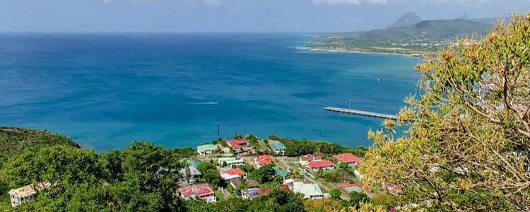 Yacht anchorages in Vieux Fort Bay