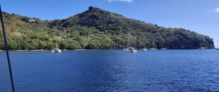 Yacht anchorage in Arlets Bay