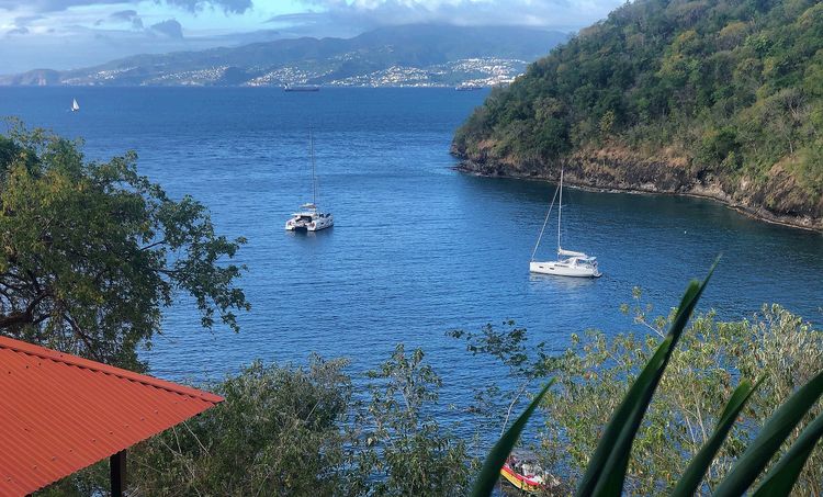 Yacht anchorage in the Black Bay