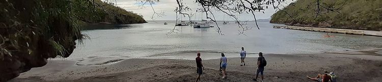 Yacht anchorage in the Black Bay