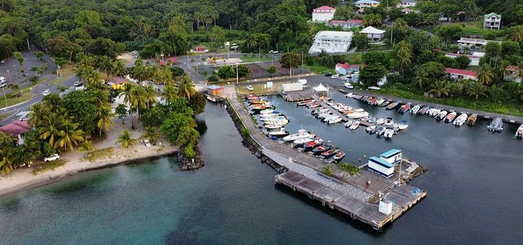 Fishport in Deshaies Bay