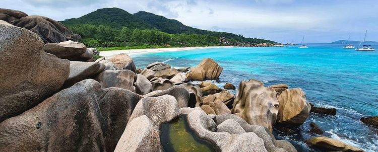 Yacht anchorage in Grande Anse