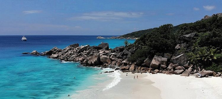 Yacht anchorage in Grande Anse