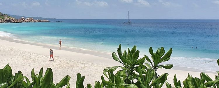 Yacht anchorage in Petite Anse