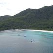 Yacht anchorage in Anse Cocos