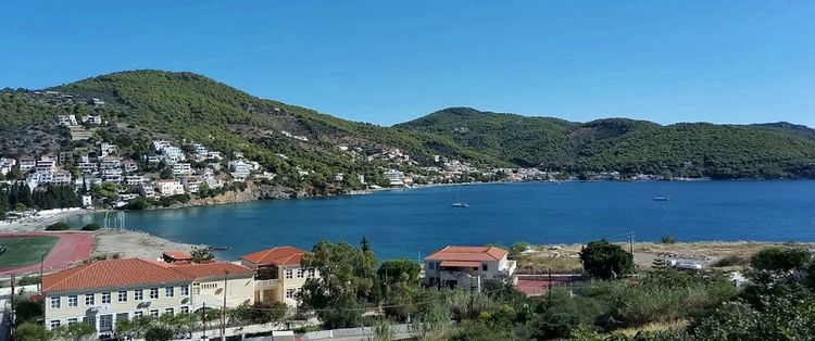 Yacht anchorage at Askeli Beach