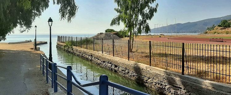 A canal in the north of Poros town