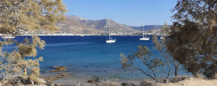 Yacht anchorage at Krios Beach