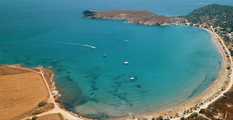 Yacht anchorage in Marmara Bay