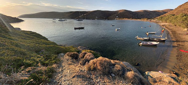 Anchorage of yachts in Apokriosi Bay