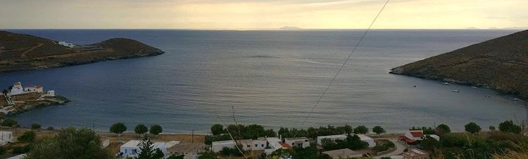 Anchorage of yachts in Flampouria Bay