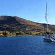 Yacht anchorage in Agios Ioanis bay