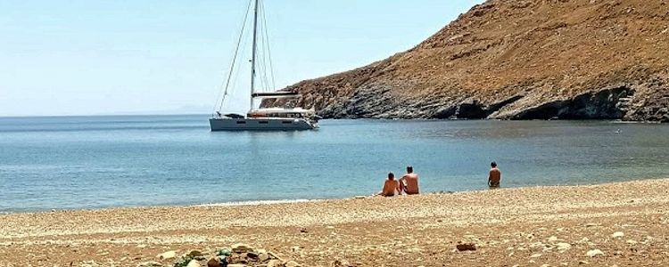 Yacht anchorage in Maliadiko  Bay