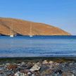 Yacht anchorage in Megalo Livadi Bay