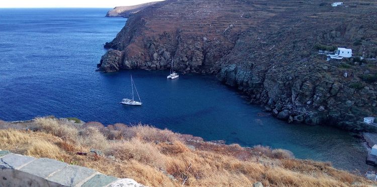 Yacht anchorage in Kastro Bay