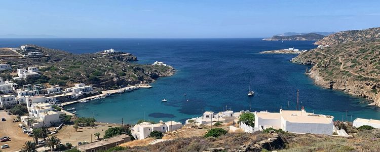 Yacht anchorage in Faros Bay