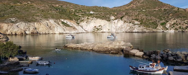 Yacht anchorage in Mandraki