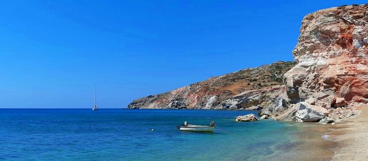 Yacht anchorage in Paleochori