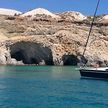 Yacht anchorage at Kiralamos beach