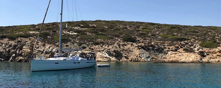 Yacht anchorage off Gaidharos Island