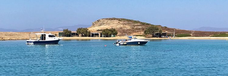 Yacht anchorage off Gaidharos Island