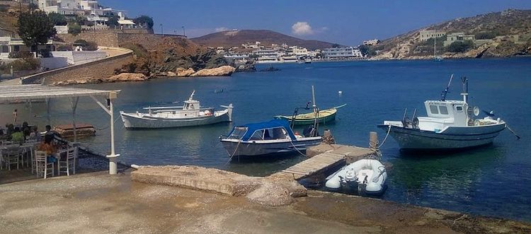 Yacht anchorage in Varis Bay