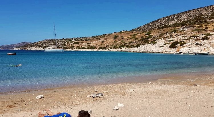 Yacht anchorage in Panormos Bay