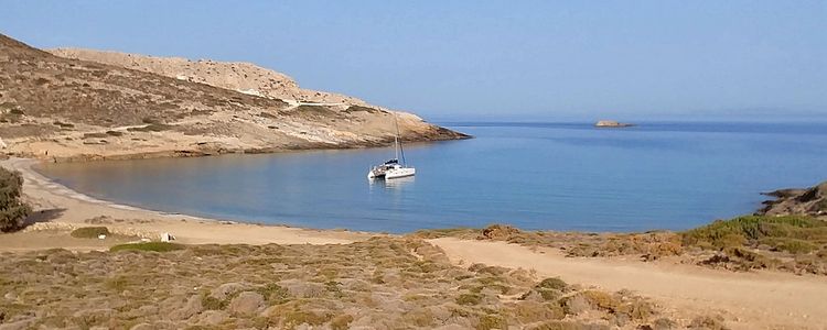 Yacht anchorage in Plakoto bay 