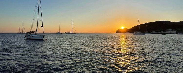 Yacht anchorage in Akrotiriou