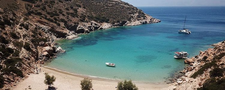 Yacht anchorage in Alymia Bay