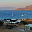 Yacht anchorage in Livadi bay