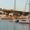 Yacht mooring in Alopronia