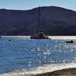 Yacht anchorage in Megalo bay