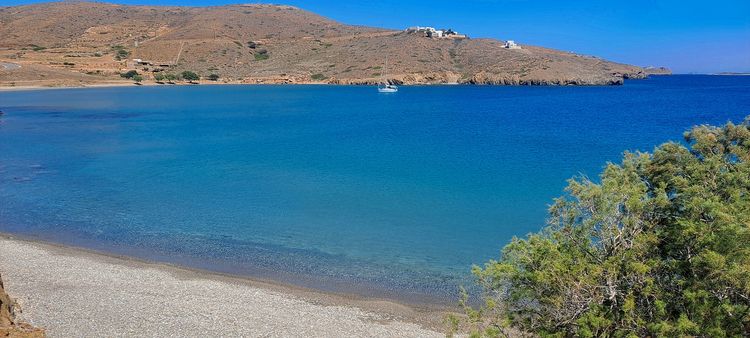 Yacht anchorage in Steno Bay